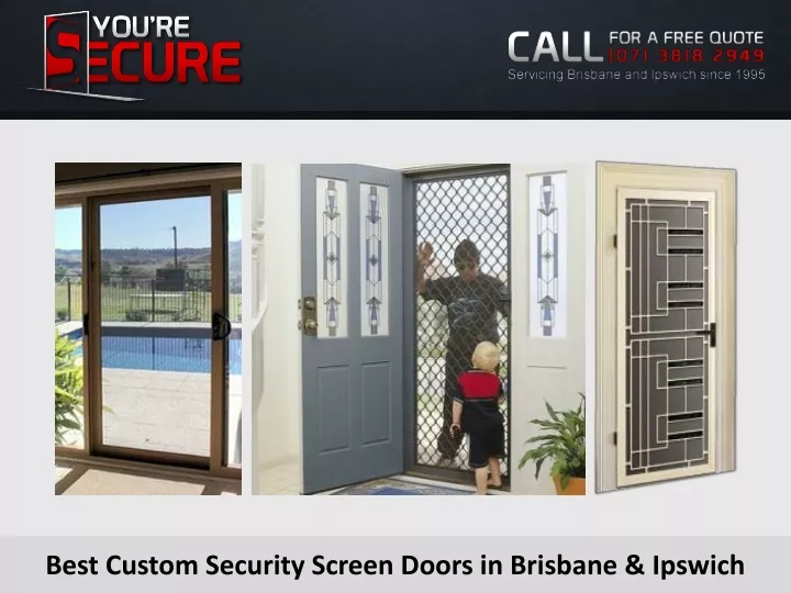 best custom security screen doors in brisbane