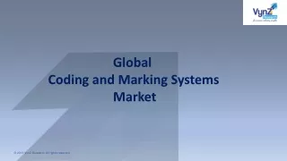 global coding and marking systems market