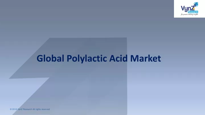global polylactic acid market