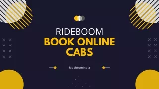Affordable Taxi service in Tricity and Delhi (Rideboom)