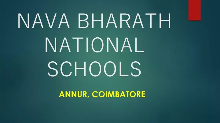 nava bharath national schools