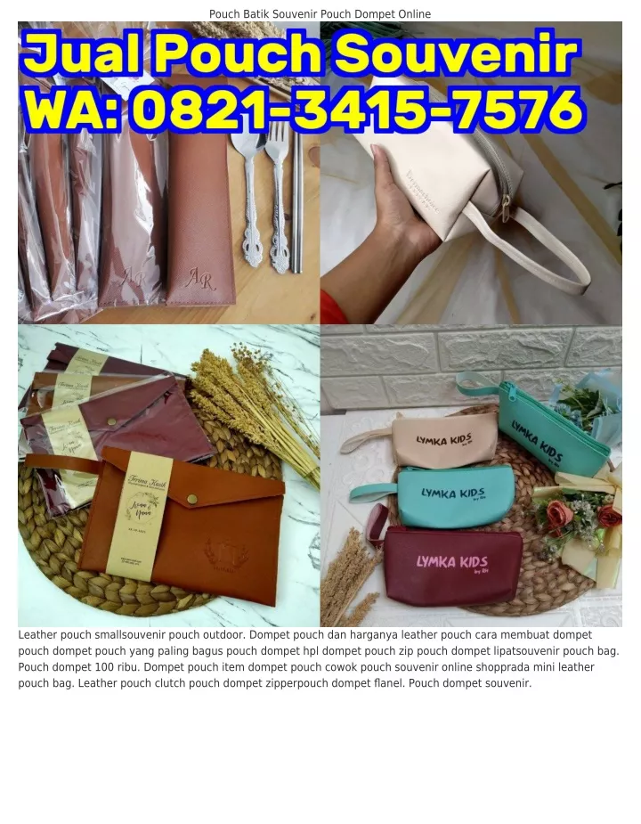 pouch batik souvenir pouch dompet online