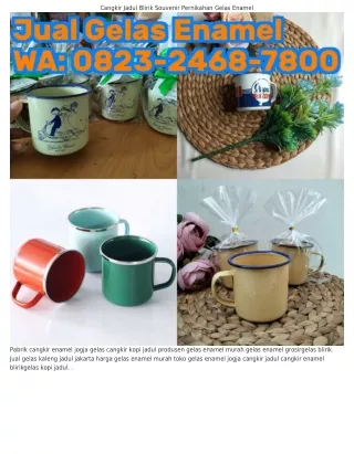 Ö82З-2Ꮞ68-78ÖÖ (WA) Harga Souvenir Mug Enamel Jual Gelas Enamel Jogja