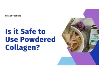 Is it Safe to Use Powdered Collagen?