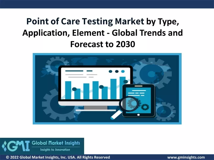 point of care testing market by type application