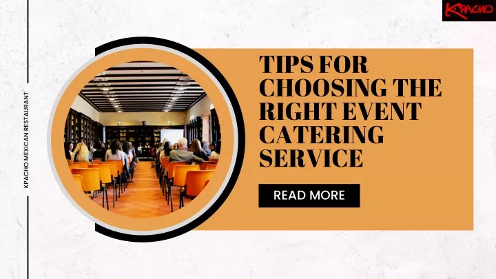 tips for choosing the right event catering service