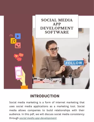 social media social media app app development