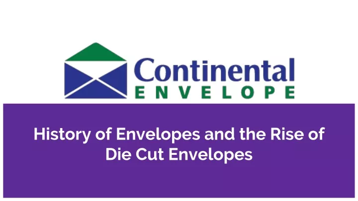history of envelopes and the rise of die cut envelopes