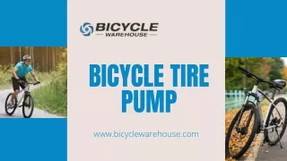 bicycle tire pump