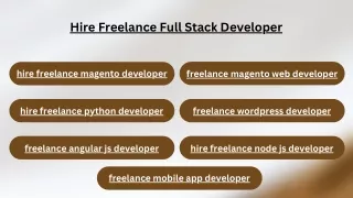 Hire freelance mobile app developer