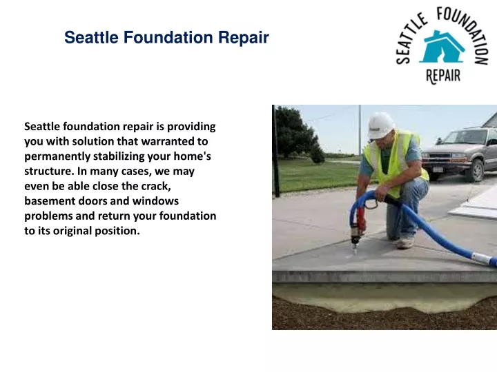 seattle foundation repair