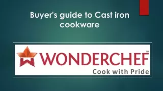 Buyer's guide to Cast iron cookware
