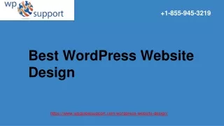 WordPress Website PPT