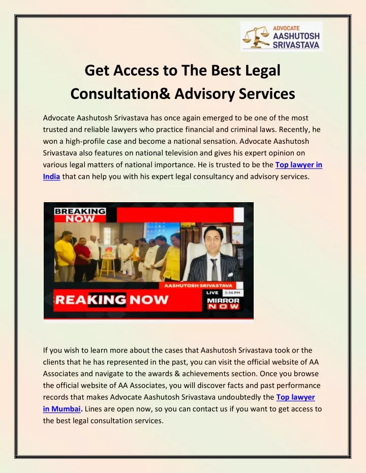 get access to the best legal consultation