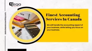Finest Accounting Services In Canada