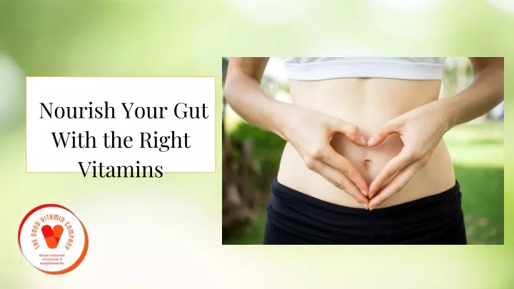 nourish your gut with the right vitamins