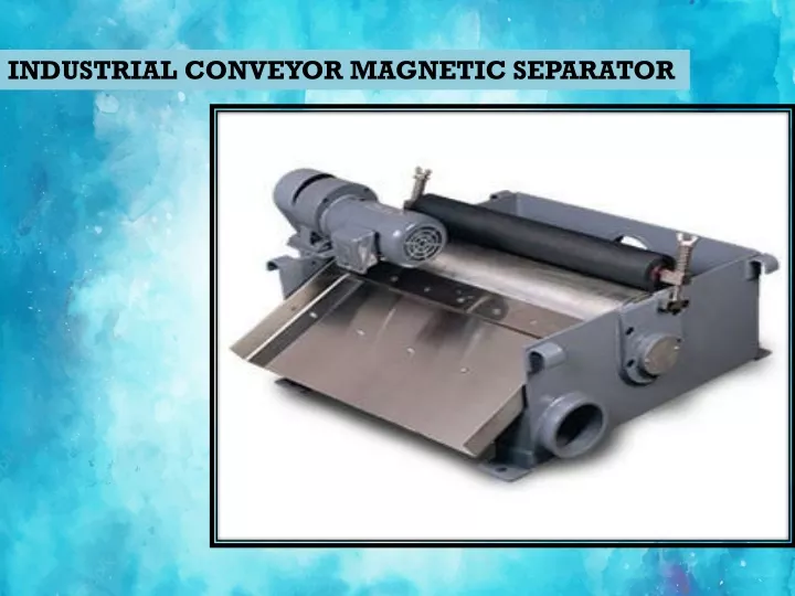 industrial conveyor magnetic separator