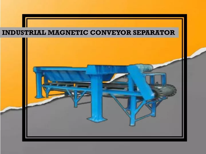 industrial magnetic conveyor separator