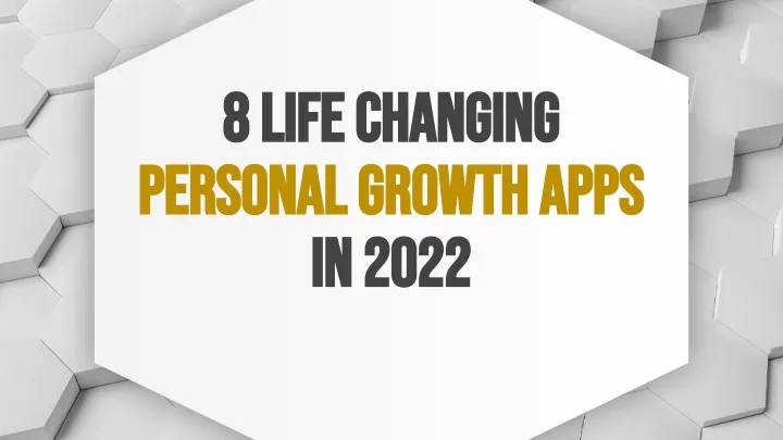 8 life changing 8 life changing personal growth