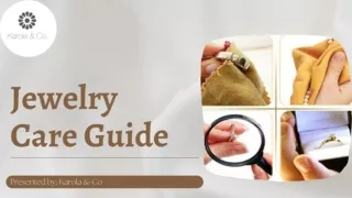 Jewelry Care Guide