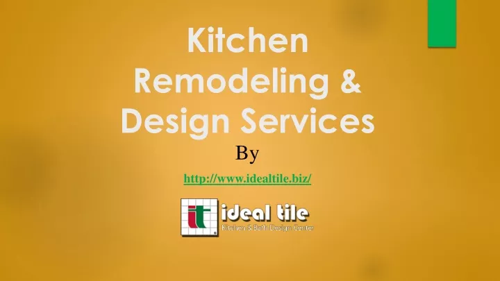 kitchen remodeling design services