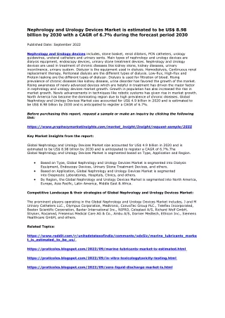 nephrology and urology devices market
