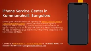 iPhone Service Center in Kammanahalli, Bangalore