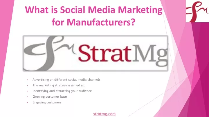 what is social m edia m arketing for manufacturers