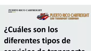 puerto rico carfreight