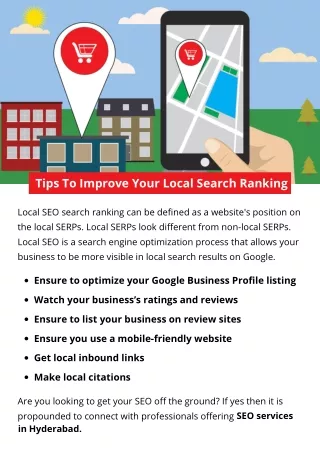 tips to improve your local search ranking