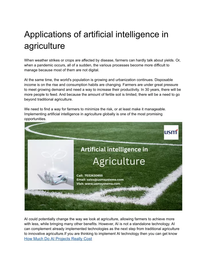 applications of artificial intelligence