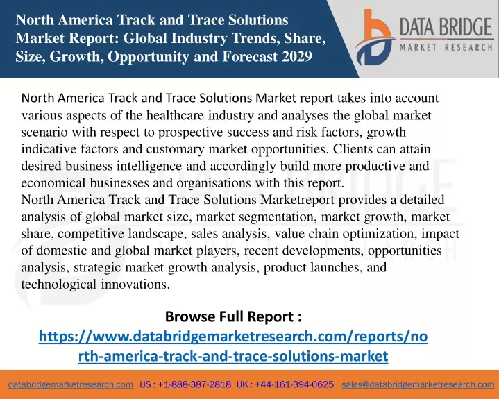 north america track and trace solutions market