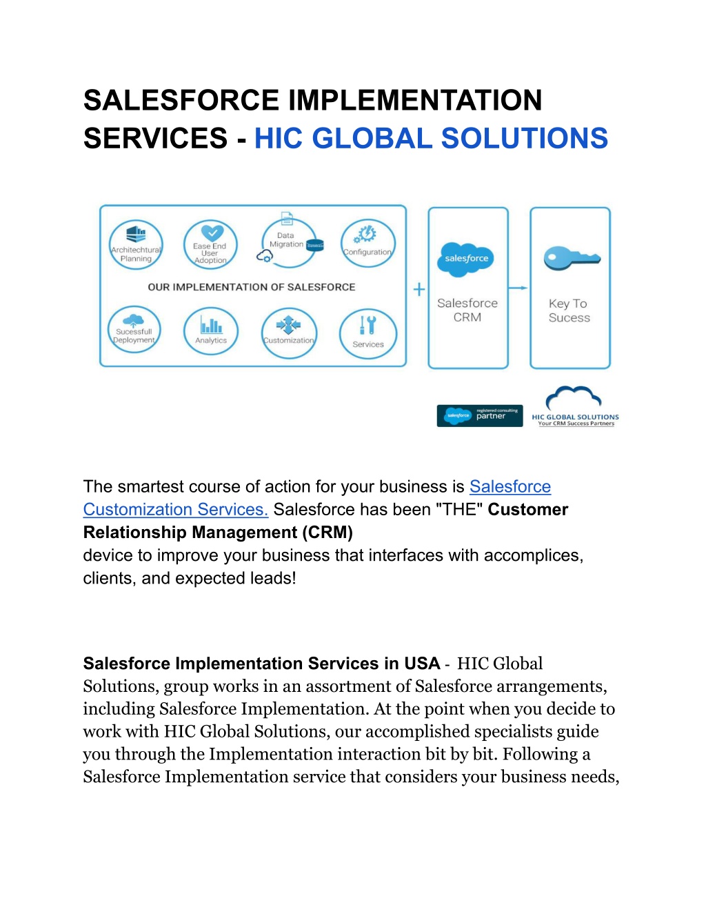 PPT - SALESFORCE IMPLEMENTATION SERVICES - (2) PowerPoint Presentation ...