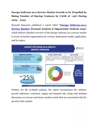 europe software as a service market growth