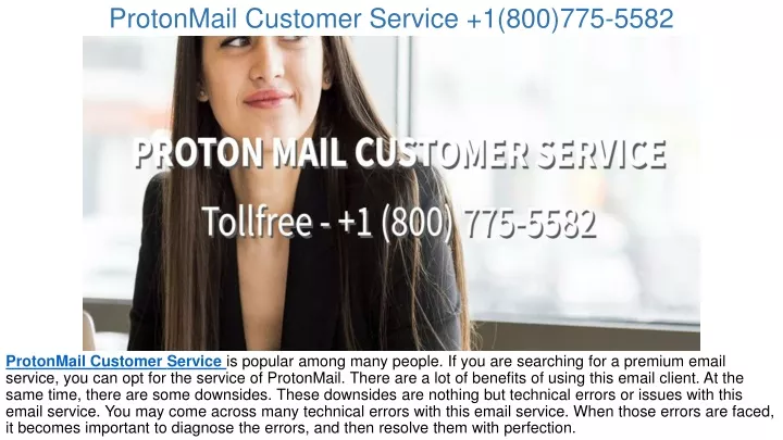 protonmail customer service 1 800 775 5582
