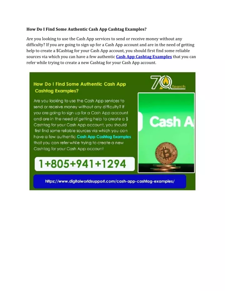 how do i find some authentic cash app cashtag