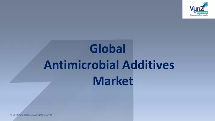 global antimicrobial additives market