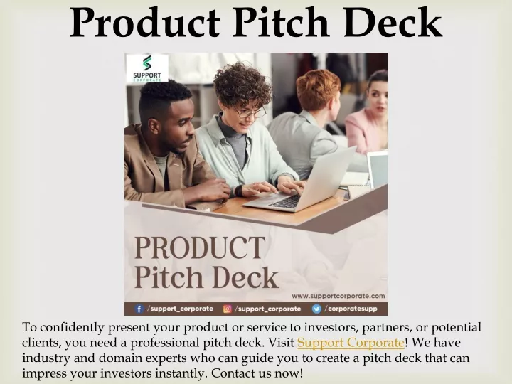 product pitch deck