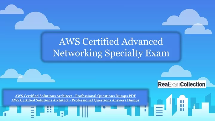 aws certified advanced networking specialty exam