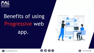 benefits of using progressive web app