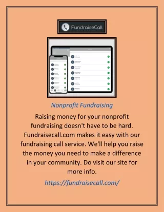 Nonprofit Fundraising