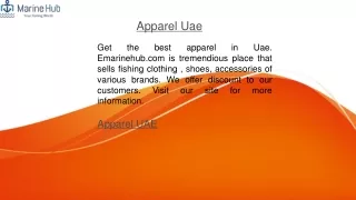 apparel uae