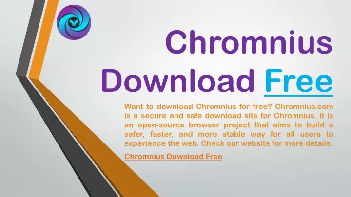 chromnius download free