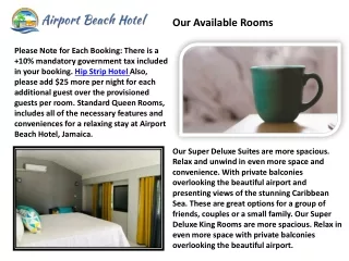 Deluxe Queen Rooms - Montego Bay Airport Beach Hotel