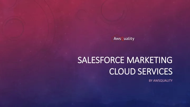 salesforce marketing salesforce marketing cloud