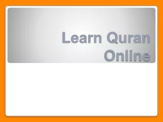 Learn Quran Online with us under the supervision of authentic professional Quran
