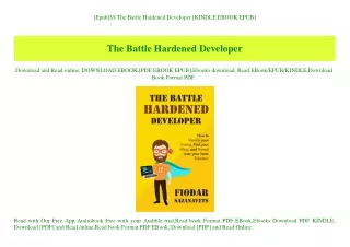 [Epub]$$ The Battle Hardened Developer [KINDLE EBOOK EPUB]