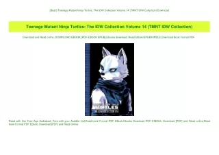 [Best!] Teenage Mutant Ninja Turtles The IDW Collection Volume 14 (TMNT IDW Collection) Download