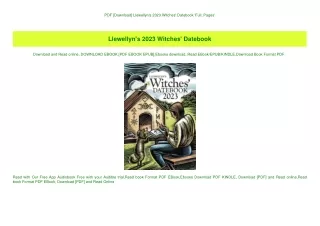 PDF [Download] Llewellyn's 2023 Witches' Datebook 'Full_Pages'