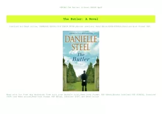 EPUB$ The Butler A Novel EBOOK #pdf